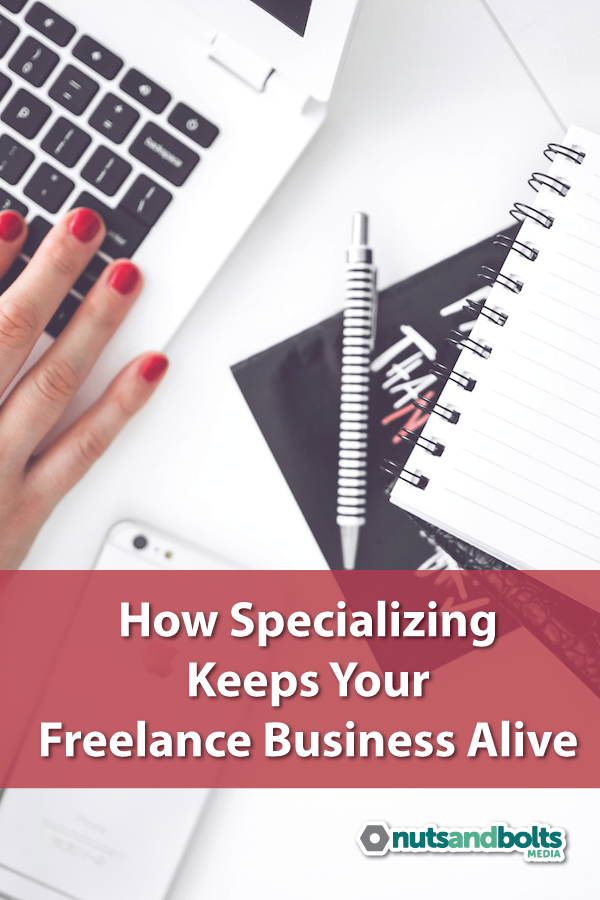 This article discusses the importance of specializing or choosing a niche for your freelance business. via @nabmco